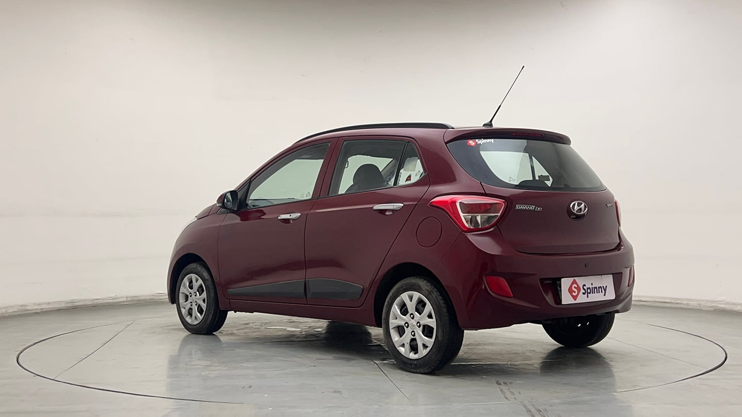 Used 2013 Hyundai Grand i10 Sportz 1.2 Kappa VTVT Petrol Manual exterior LEFT REAR CORNER VIEW