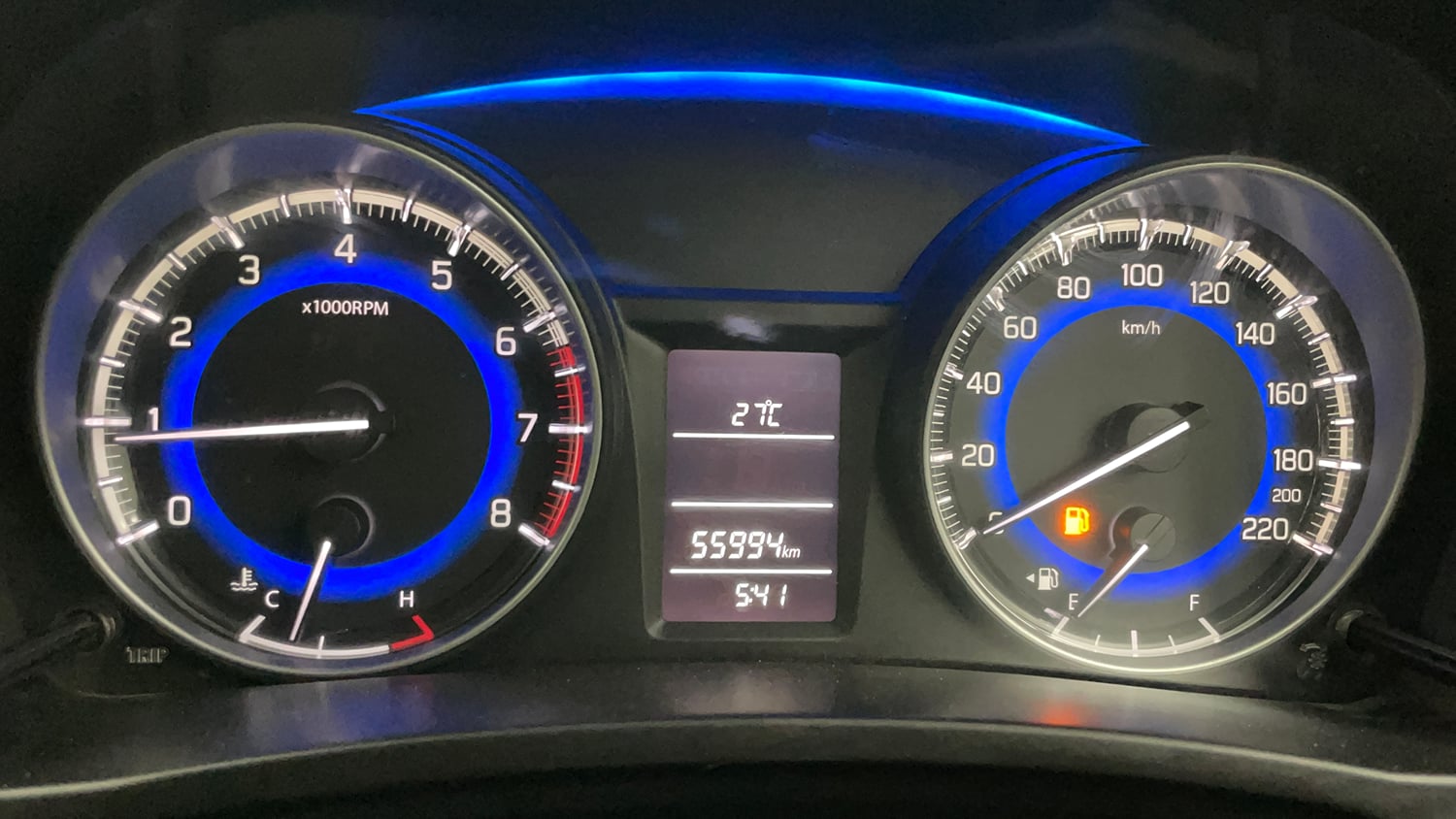 Used 2016 Maruti Suzuki Baleno Delta 1.2 Petrol Manual interior CLUSTERMETER VIEW