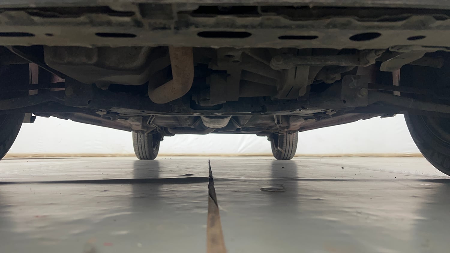 Used 2019 Maruti Suzuki S-Presso VXi Petrol Manual extra FRONT LEFT UNDERBODY VIEW