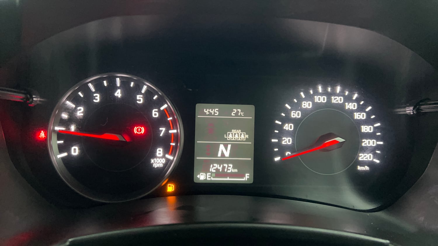 Used 2024 Maruti Suzuki Swift VXi (O) AMT Petrol Automatic interior CLUSTERMETER VIEW