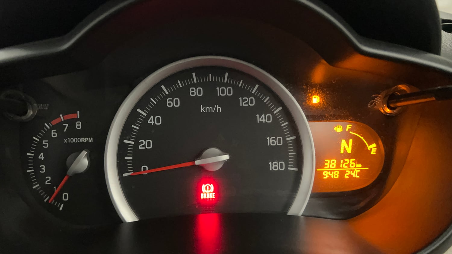 Used 2015 Maruti Suzuki Celerio VXi AMT Petrol Automatic interior CLUSTERMETER VIEW