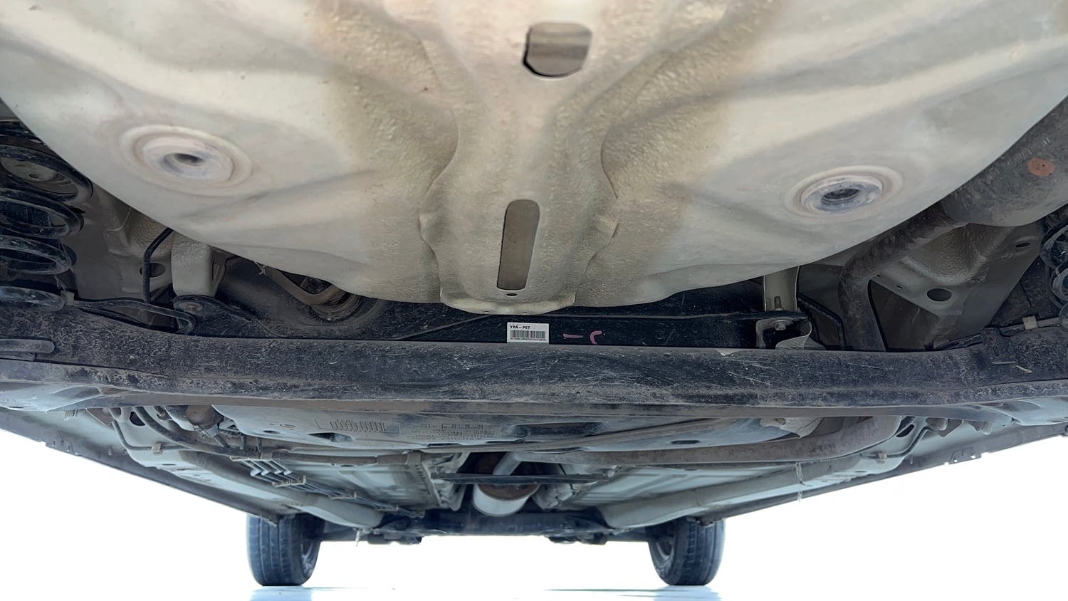 Used 2021 Maruti Suzuki Baleno Delta Petrol Manual extra REAR UNDERBODY VIEW (TAKEN FROM REAR)