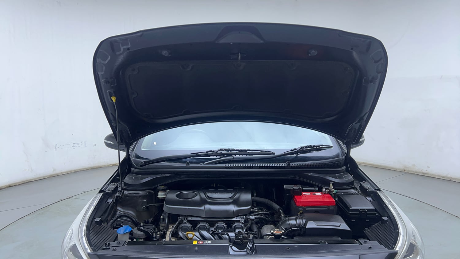 Used 2018 Hyundai Verna SX (O) 1.6 VTVT AT Petrol Automatic engine ENGINE & BONNET OPEN FRONT VIEW