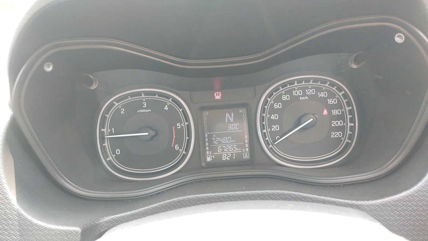 Used 2019 maruti-suzuki Vitara Brezza ZDi Plus Dual Tone AGS Diesel Automatic interior CLUSTERMETER VIEW