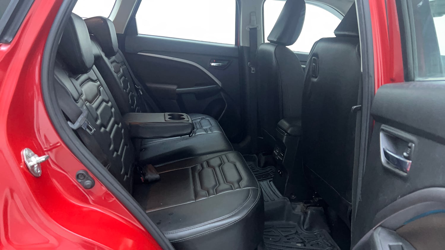 Used 2023 Maruti Suzuki Brezza Zxi Plus Dual Tone Petrol Manual interior RIGHT SIDE REAR DOOR CABIN VIEW