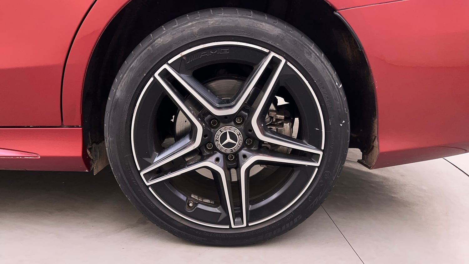 Used 2021 Mercedes-Benz C-Class C 300d AMG line Diesel Automatic tyres LEFT REAR TYRE RIM VIEW
