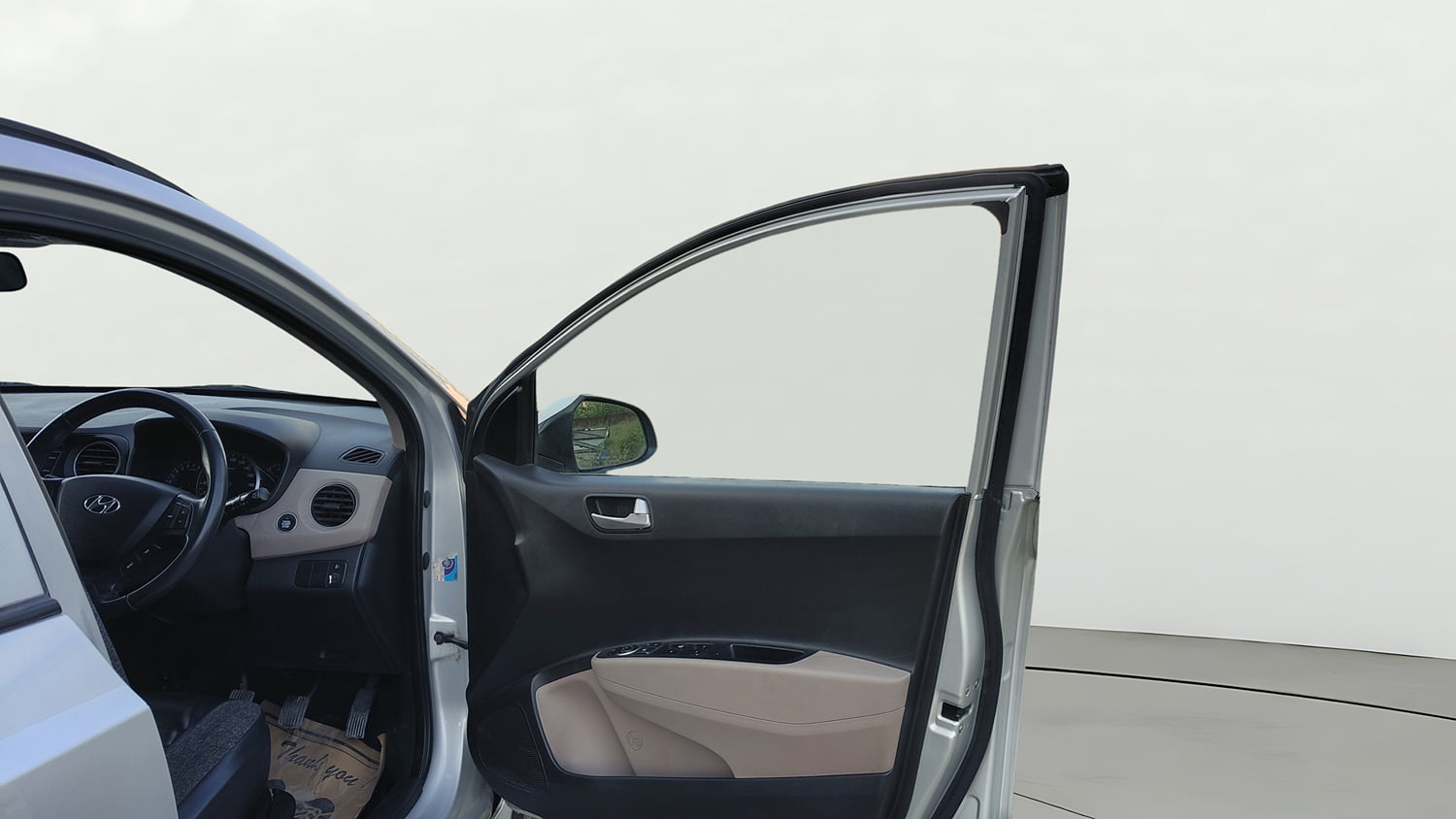 Used 2013 Hyundai Grand i10 Asta 1.2 Kappa VTVT Petrol Manual interior RIGHT FRONT DOOR OPEN VIEW