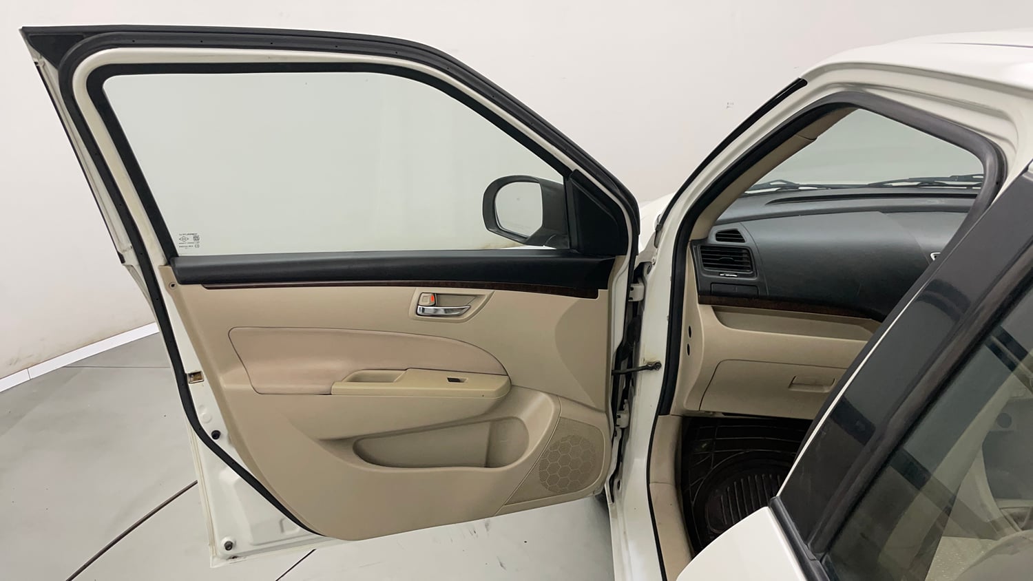 Used 2013 Maruti Suzuki Swift Dzire VXI Petrol Manual interior LEFT FRONT DOOR OPEN VIEW