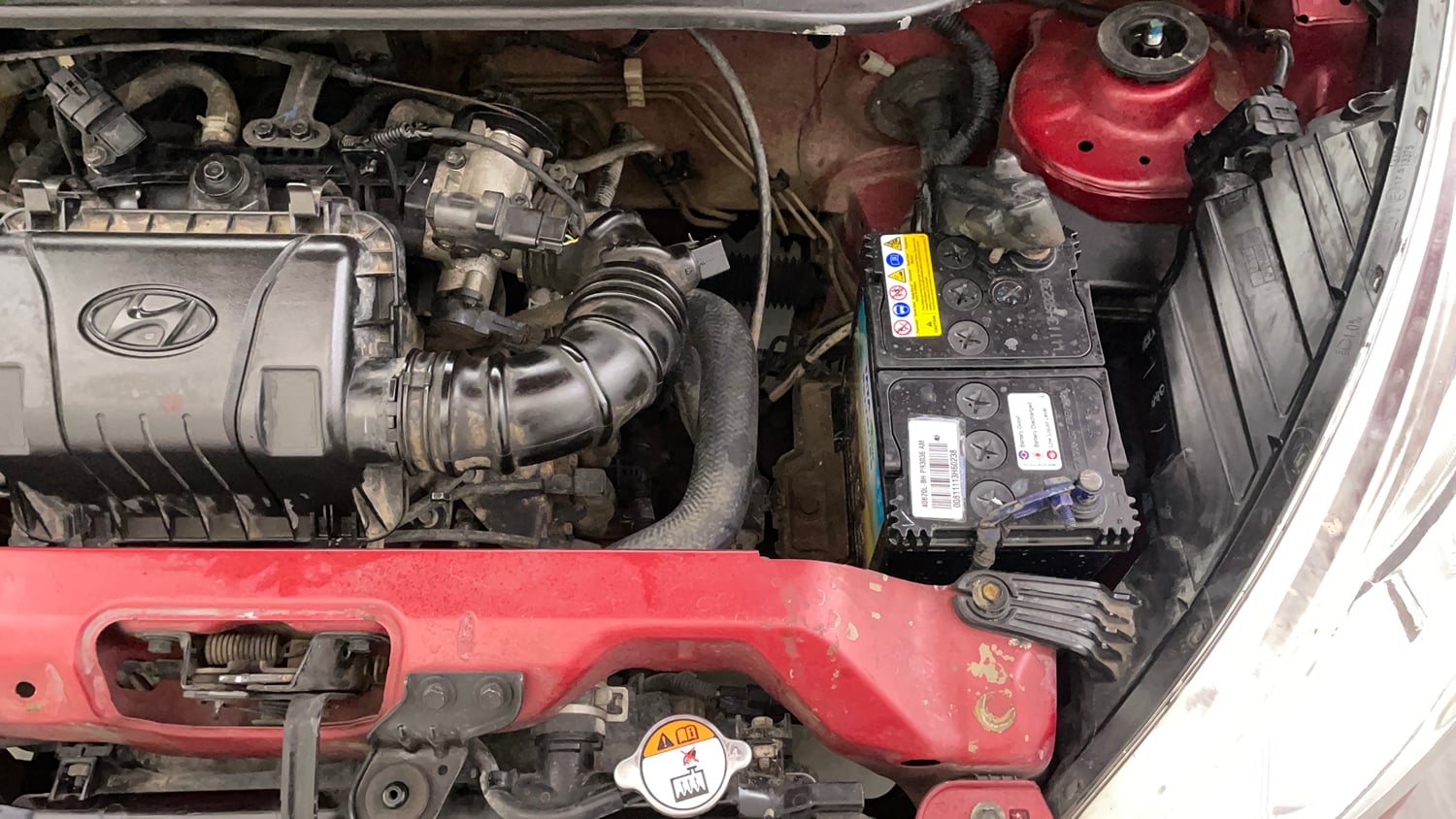 Used 2015 Hyundai Eon D-Lite + Petrol Manual engine ENGINE LEFT SIDE VIEW
