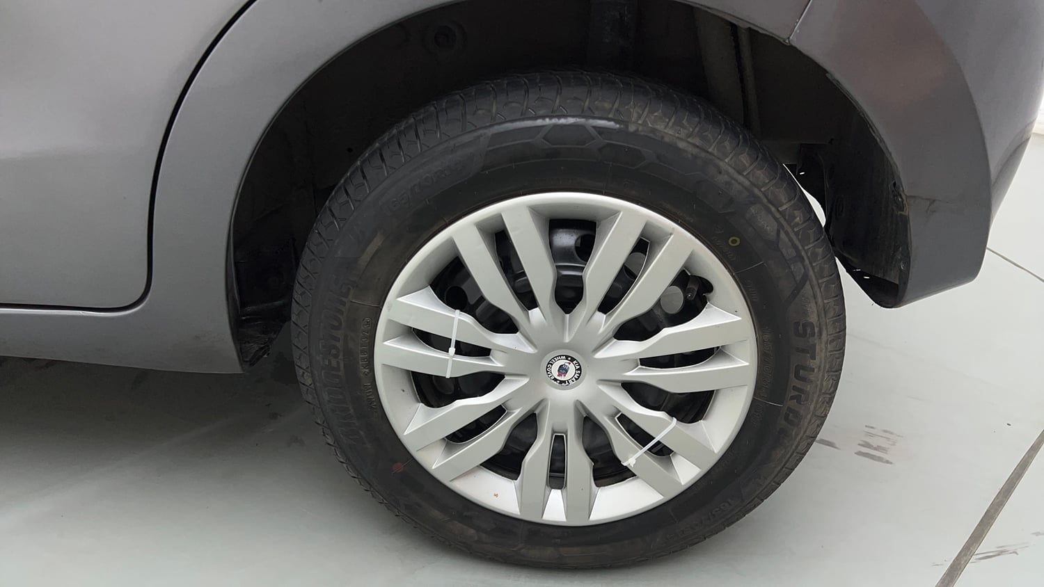 Used 2018 Maruti Suzuki Celerio VXi AMT Petrol Automatic tyres LEFT REAR TYRE RIM VIEW
