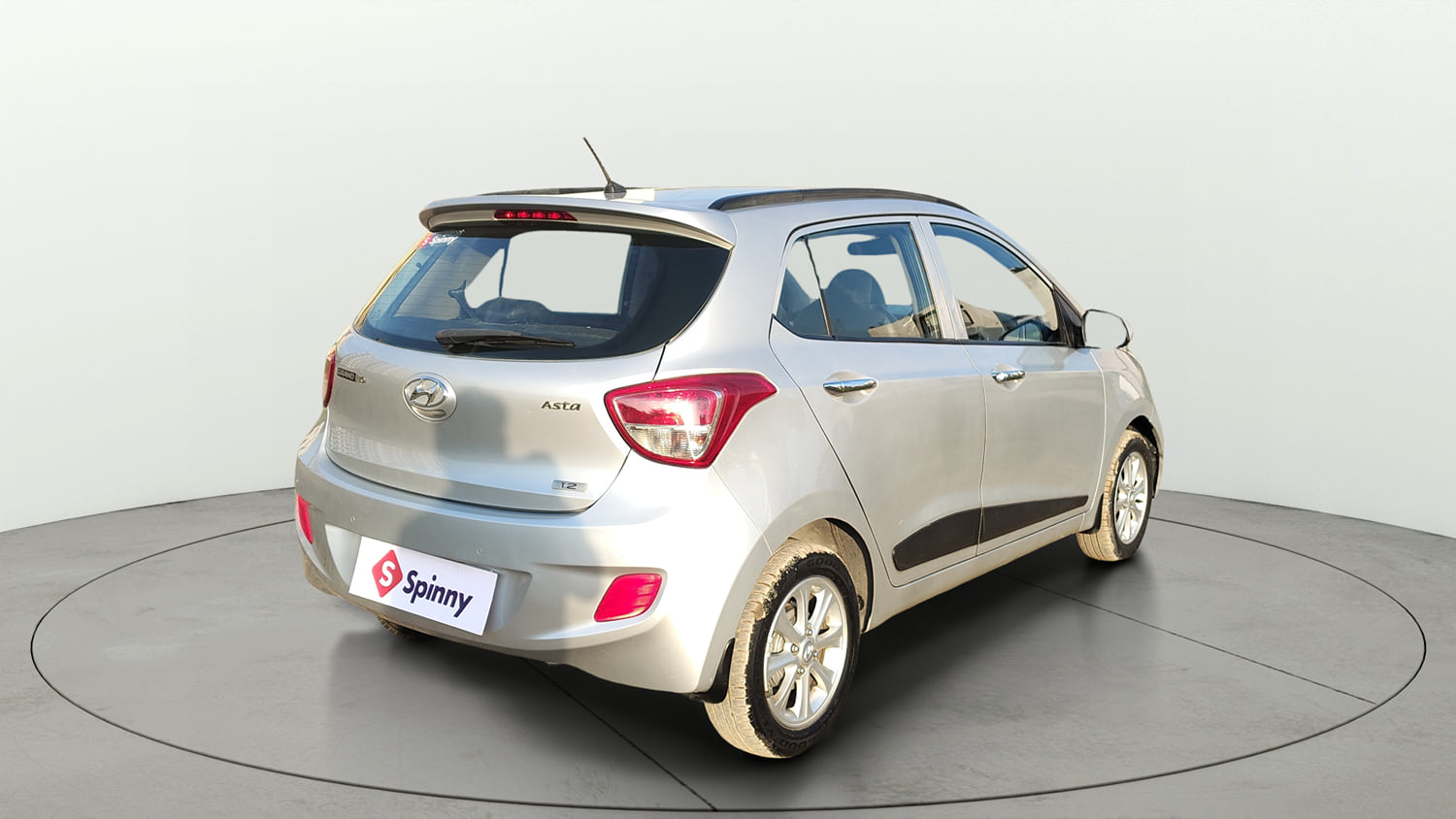 Used 2013 Hyundai Grand i10 Asta 1.2 Kappa VTVT Petrol Manual exterior RIGHT REAR CORNER VIEW