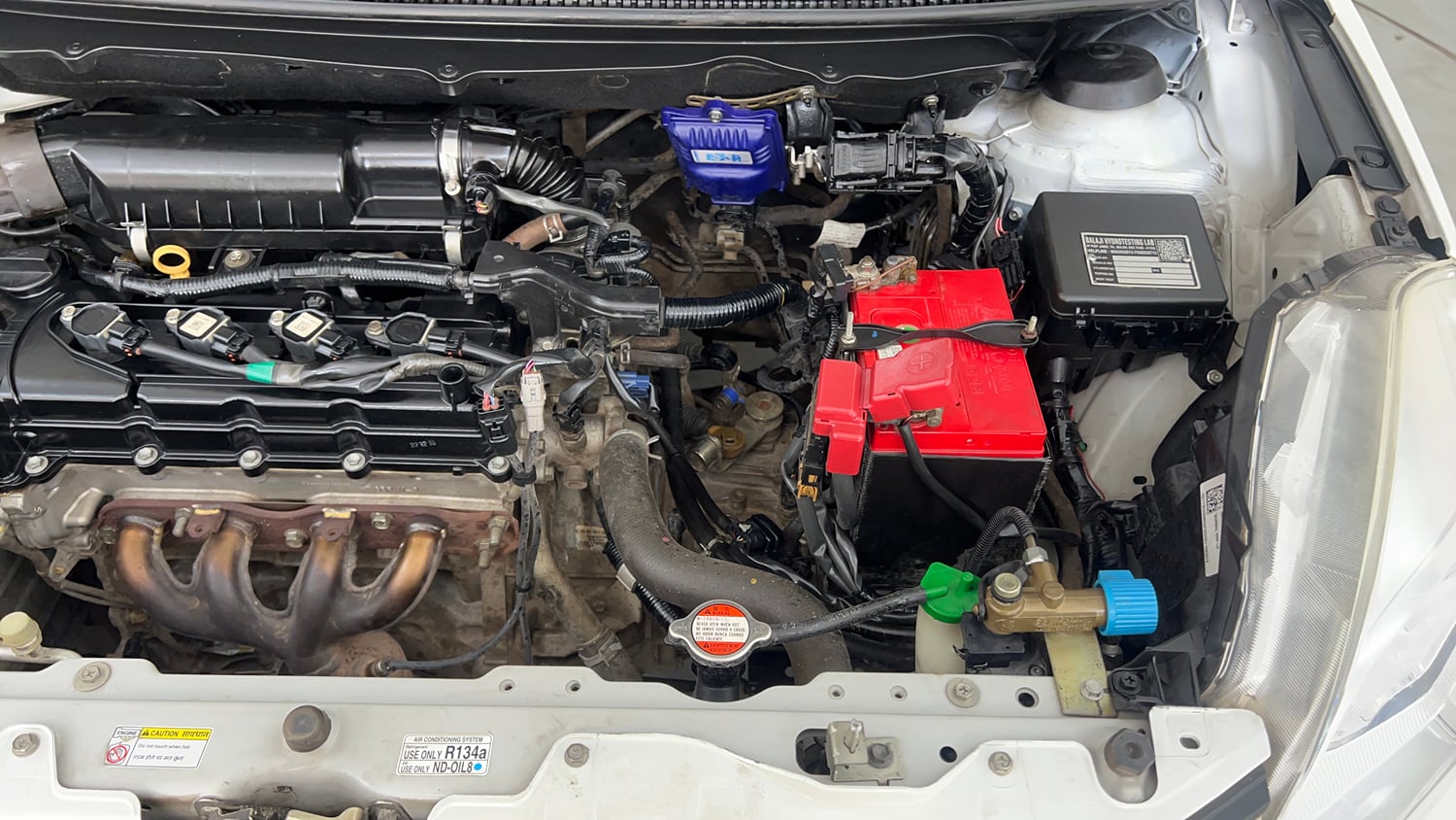 Used 2016 Maruti Suzuki Baleno Delta Petrol+CNG (Outside Fitted) Cng Manual engine ENGINE LEFT SIDE VIEW
