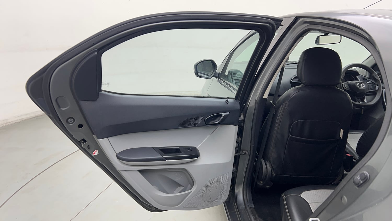 Used 2020 Tata Tiago XT Petrol Manual interior LEFT REAR DOOR OPEN VIEW