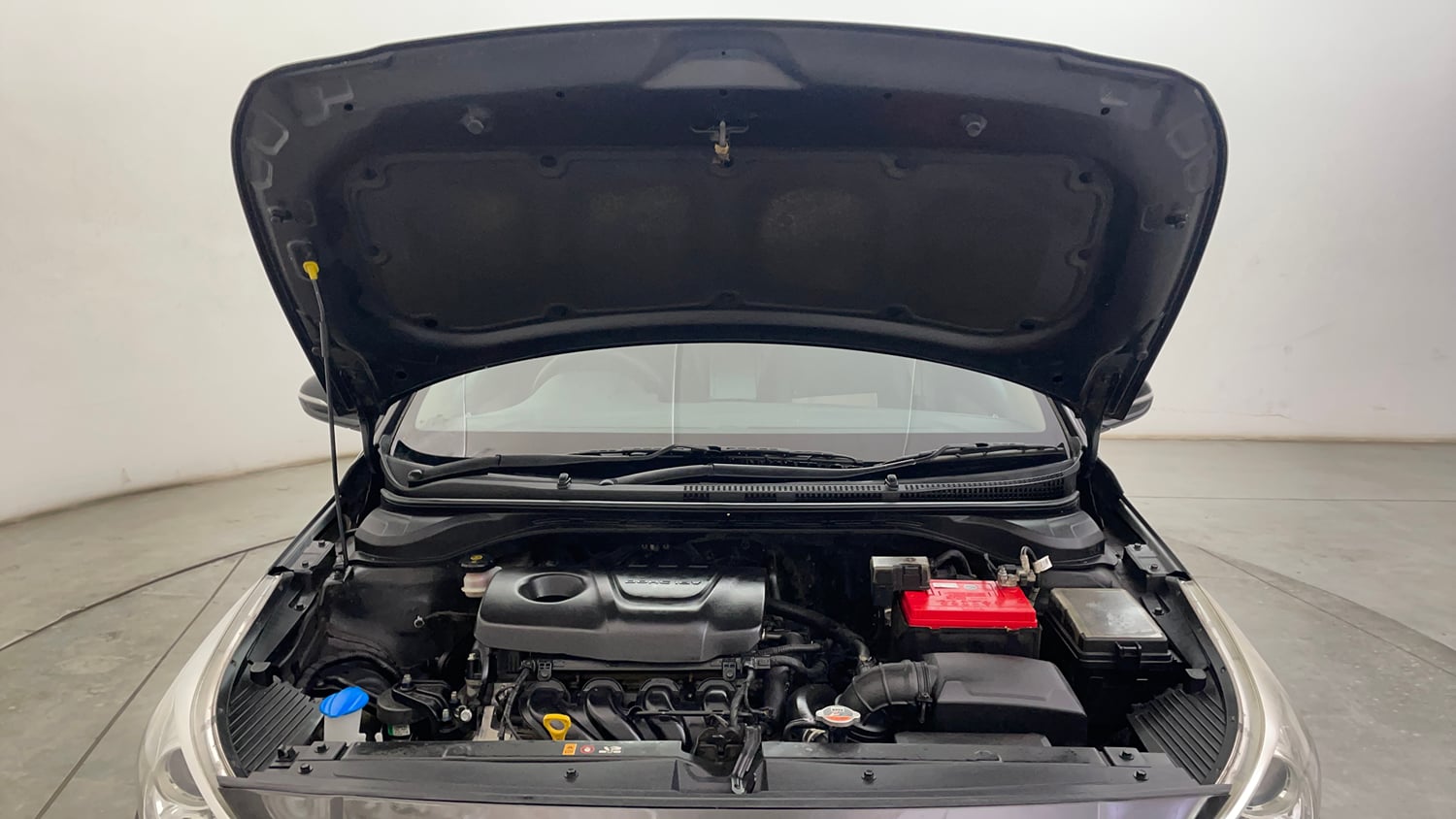 Used 2019 Hyundai Verna SX 1.6 VTVT Petrol Manual engine ENGINE & BONNET OPEN FRONT VIEW