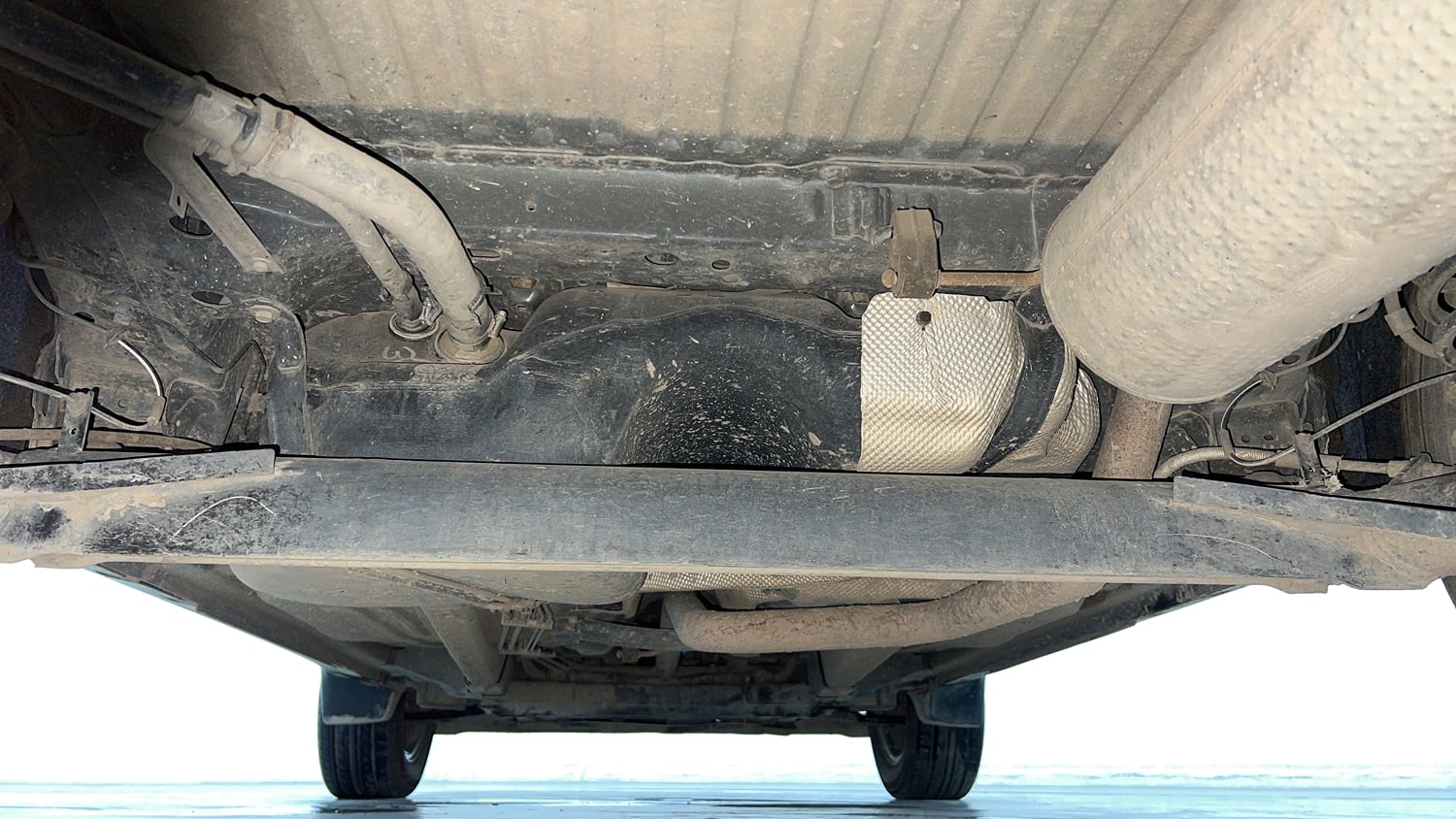 Used 2021 Ford EcoSport Titanium 1.5L TDCi Diesel Manual extra REAR UNDERBODY VIEW (TAKEN FROM REAR)