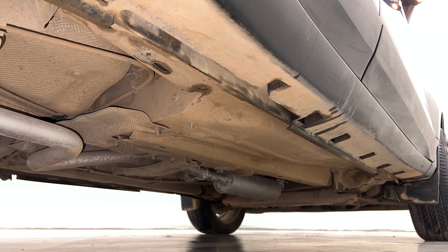 Used 2018 Ford EcoSport Trend + 1.5L Ti-VCT AT Petrol Automatic extra REAR RIGHT UNDERBODY VIEW
