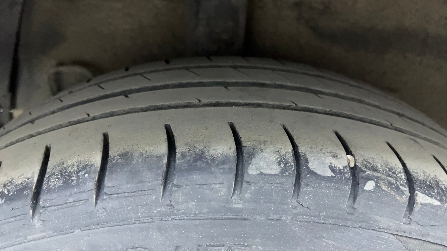 Used 2015 Hyundai Xcent S 1.1 CRDi Diesel Manual tyres RIGHT REAR TYRE TREAD VIEW