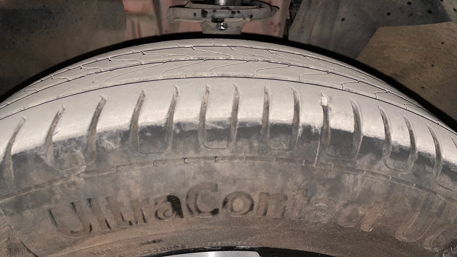 Used 2022 Nissan Magnite XV Turbo Petrol Manual tyres LEFT FRONT TYRE TREAD VIEW