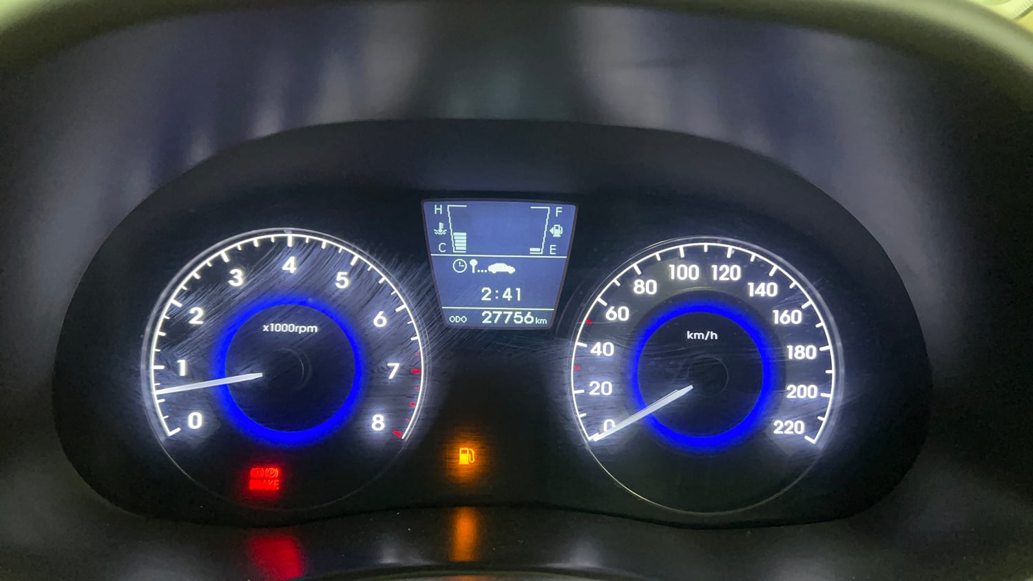 Used 2014 Hyundai Verna Fluidic 1.6 VTVT SX Petrol Manual interior CLUSTERMETER VIEW