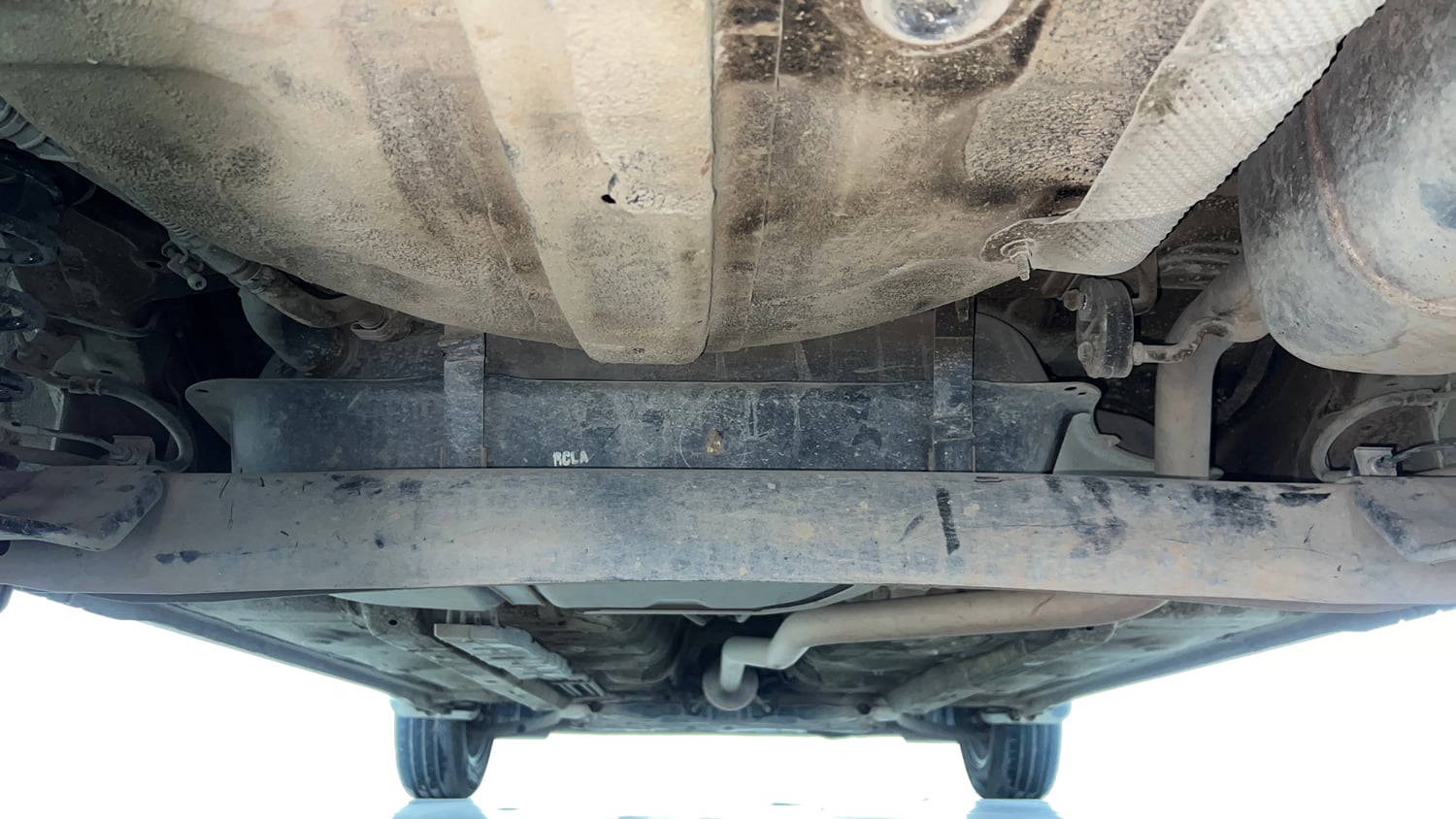 Used 2022 Hyundai Grand i10 Nios Sportz 1.2 Kappa VTVT Petrol Manual extra REAR UNDERBODY VIEW (TAKEN FROM REAR)