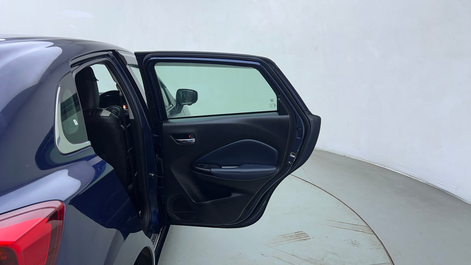 Used 2023 Maruti Suzuki Baleno Alpha AGS Petrol Automatic interior RIGHT REAR DOOR OPEN VIEW