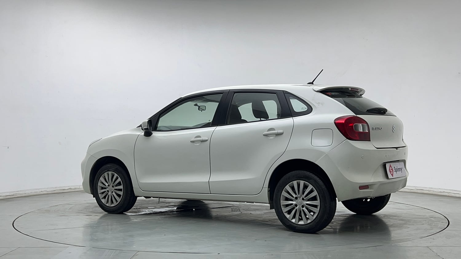 Used 2021 Maruti Suzuki Baleno Delta Petrol Manual exterior LEFT REAR CORNER VIEW