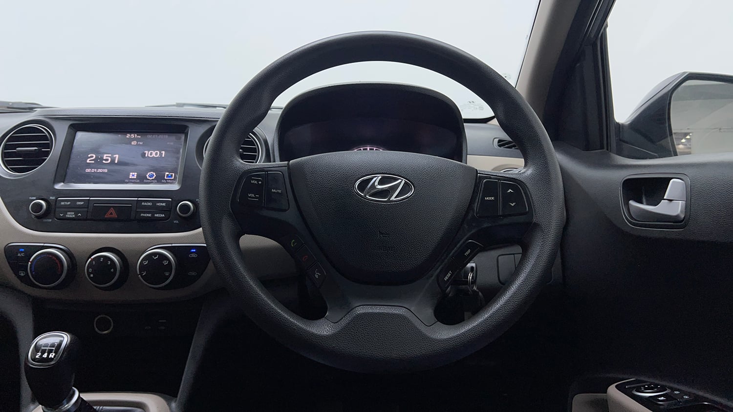 Used 2018 Hyundai Grand i10 Sportz 1.2 Kappa VTVT Petrol Manual interior STEERING VIEW