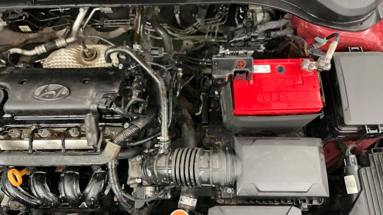 Used 2018 Hyundai Verna EX 1.4 VTVT Petrol Manual engine ENGINE LEFT SIDE VIEW