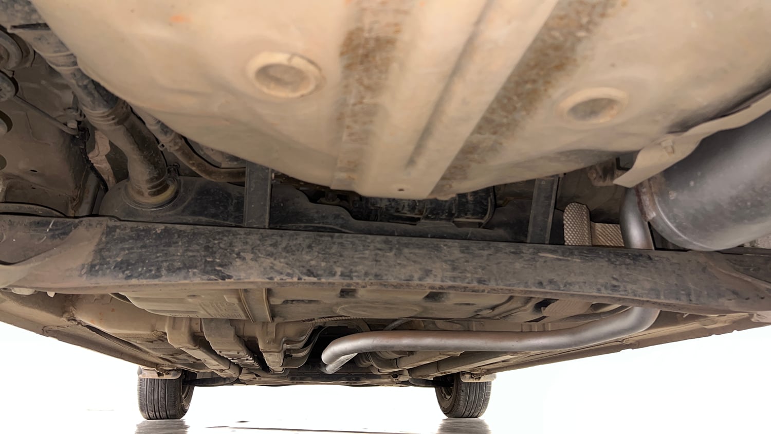 Used 2016 Hyundai Elite i20 Magna 1.2 Petrol Manual extra REAR UNDERBODY VIEW (TAKEN FROM REAR)