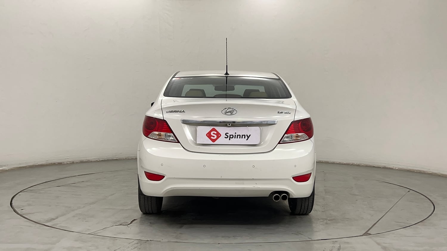 Used 2014 Hyundai Verna Fluidic 1.6 VTVT SX Petrol Manual exterior BACK VIEW