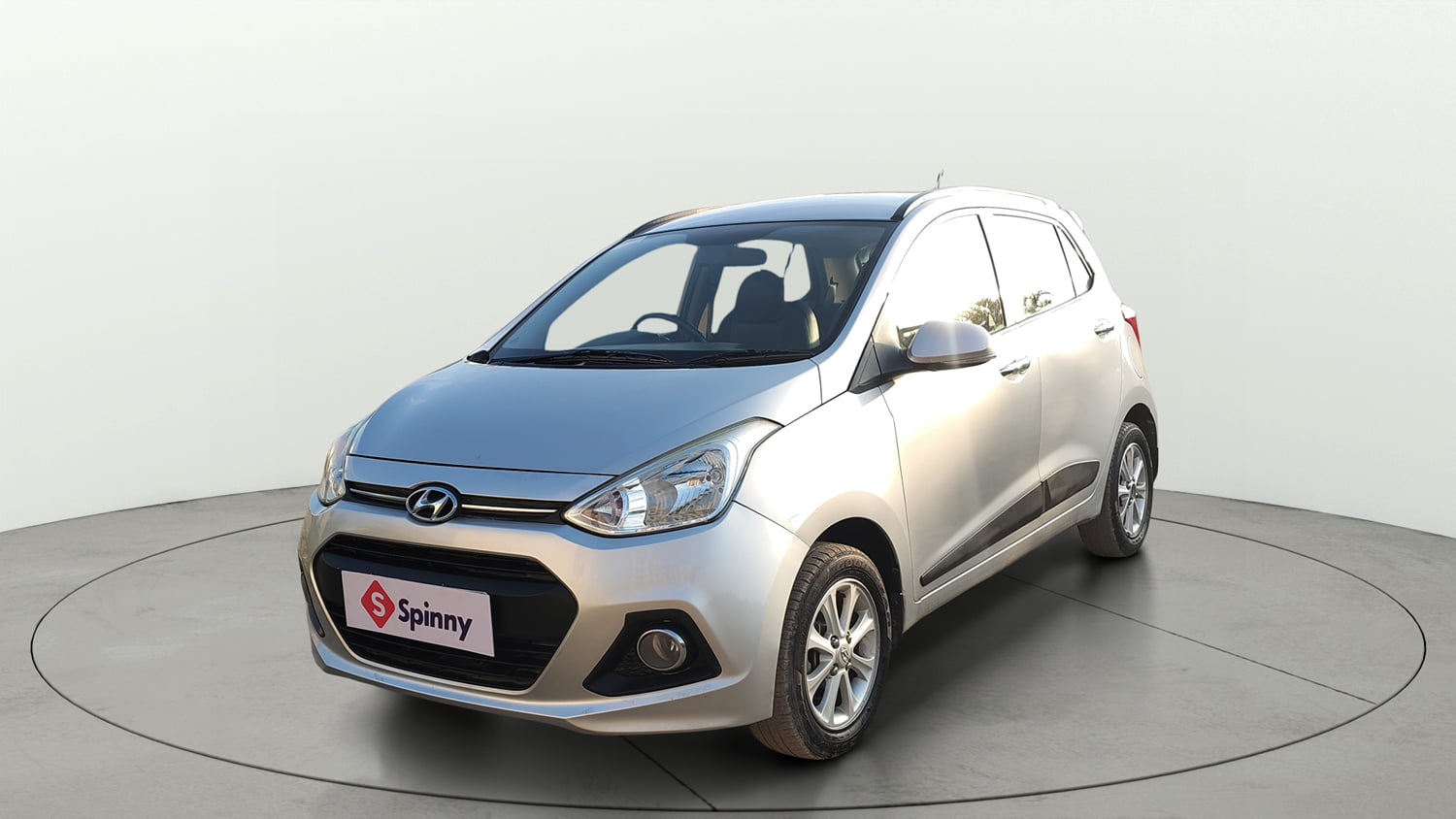 Used 2013 Hyundai Grand i10 Asta 1.2 Kappa VTVT Petrol Manual exterior LEFT FRONT CORNER VIEW