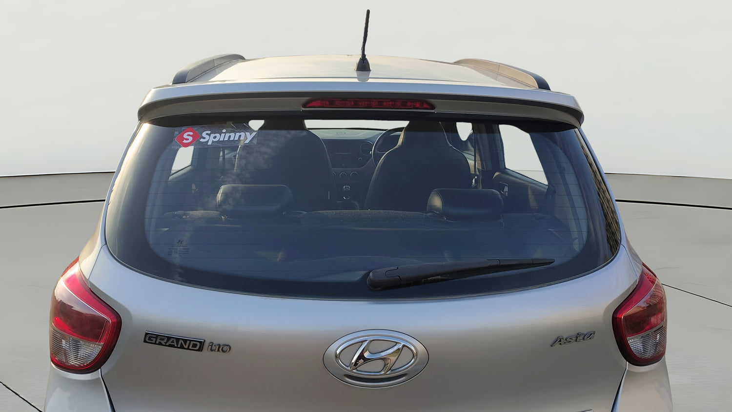 Used 2013 Hyundai Grand i10 Asta 1.2 Kappa VTVT Petrol Manual exterior BACK WINDSHIELD VIEW