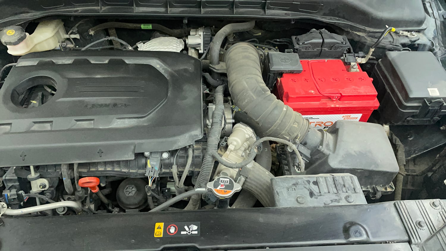 Used 2023 Kia Carens Prestige Plus 1.5 Diesel iMT 7 STR Diesel Manual engine ENGINE LEFT SIDE VIEW