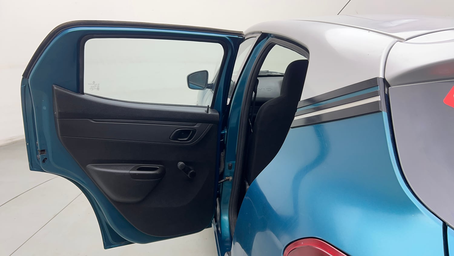 Used 2021 Renault Kwid Neotech RXL Petrol Manual interior LEFT REAR DOOR OPEN VIEW