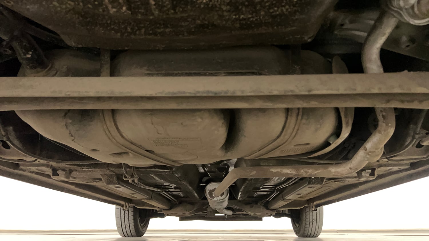 Used 2015 Maruti Suzuki Celerio VXi AMT Petrol Automatic extra REAR UNDERBODY VIEW (TAKEN FROM REAR)