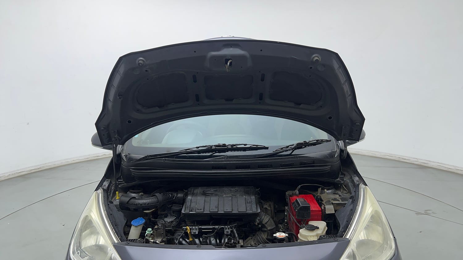 Used 2018 Hyundai Grand i10 Sportz 1.2 Kappa VTVT Petrol Manual engine ENGINE & BONNET OPEN FRONT VIEW