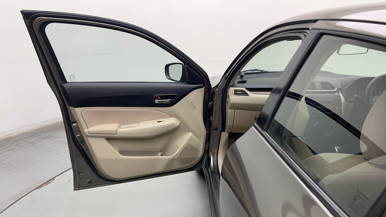 Used 2018 Maruti Suzuki Dzire VXi AMT Petrol Automatic interior LEFT FRONT DOOR OPEN VIEW
