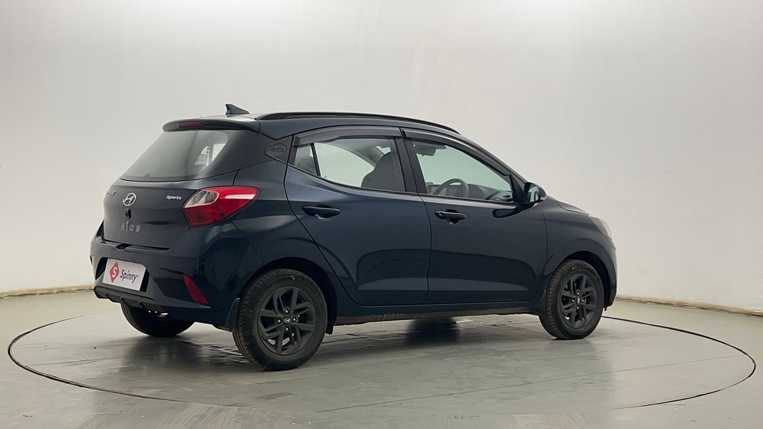 Used 2022 Hyundai Grand i10 Nios Sportz 1.2 Kappa VTVT Petrol Manual exterior RIGHT REAR CORNER VIEW
