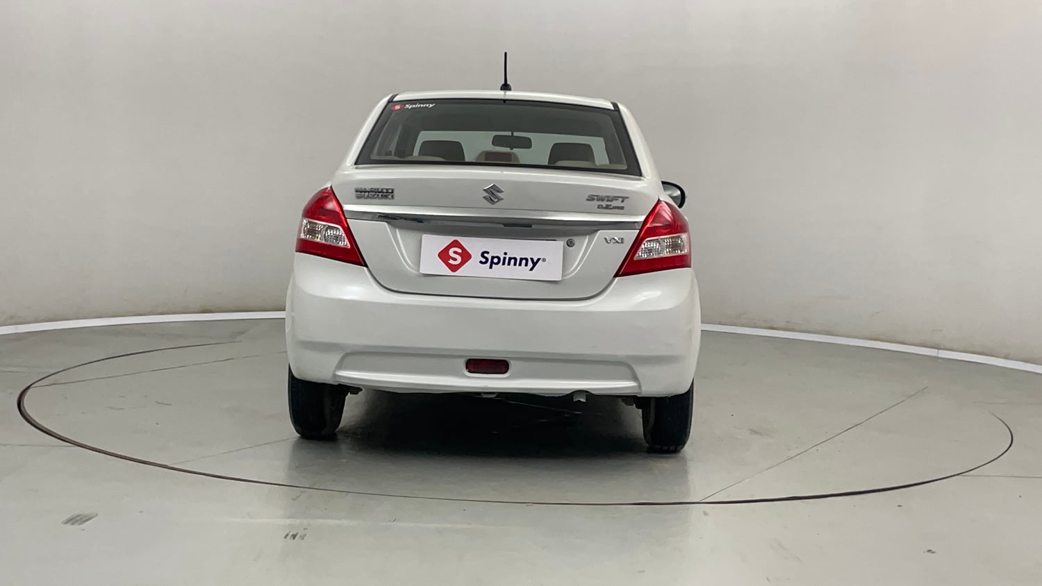 Used 2013 Maruti Suzuki Swift Dzire VXI Petrol Manual exterior BACK VIEW