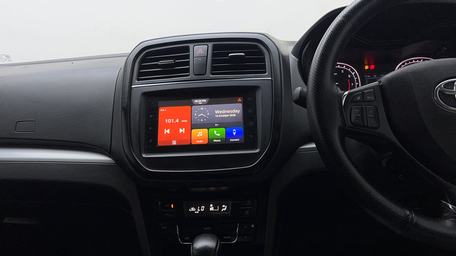 Used 2022 Toyota Urban Cruiser Premium Grade AT Petrol Automatic interior MUSIC SYSTEM & AC CONTROL VIEW