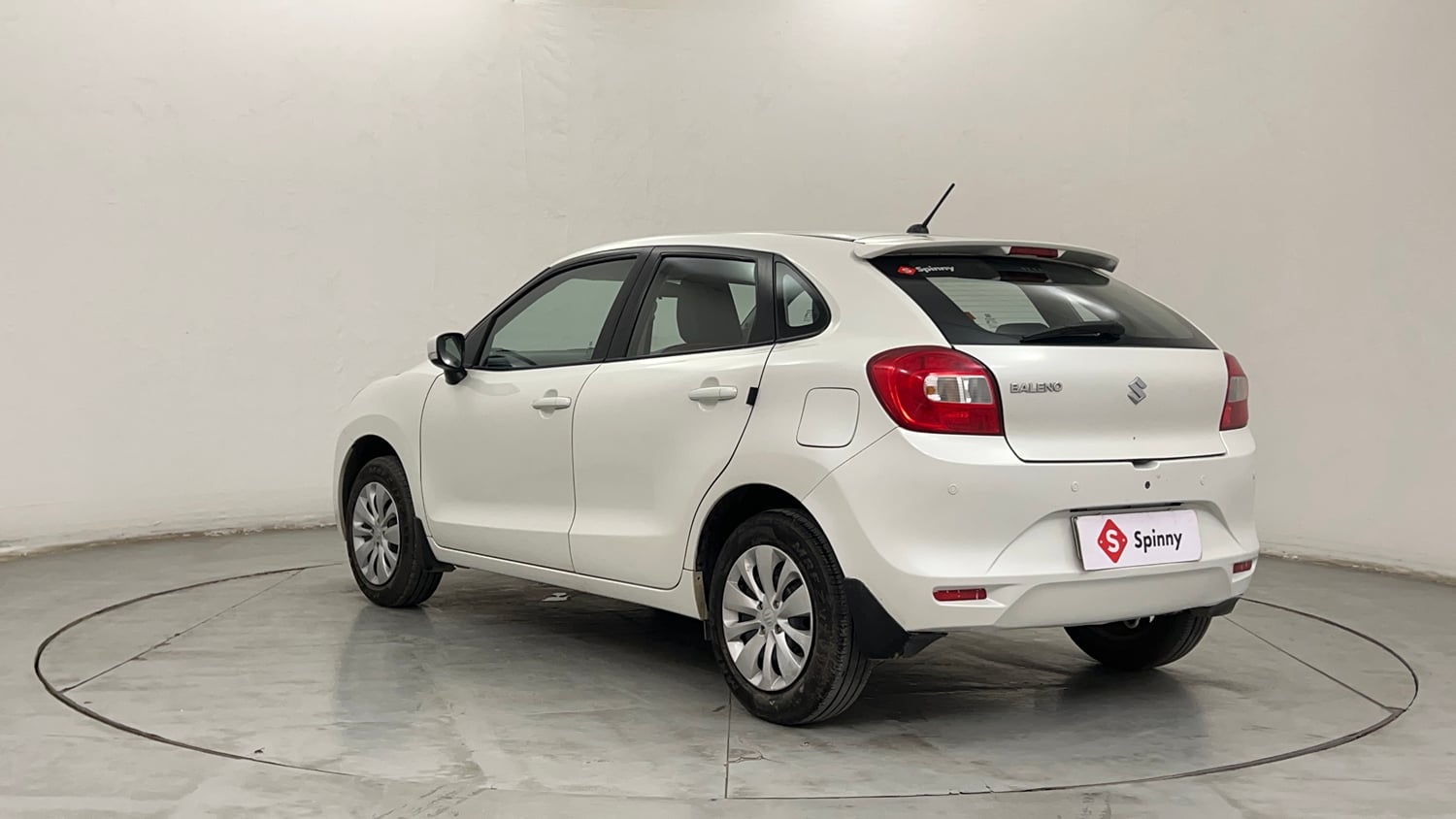 Used 2016 Maruti Suzuki Baleno Delta Petrol+CNG (Outside Fitted) Cng Manual exterior LEFT REAR CORNER VIEW