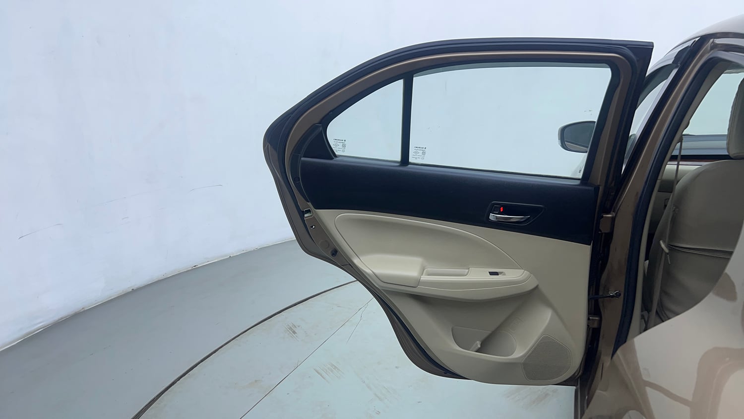Used 2018 Maruti Suzuki Dzire VXi Petrol Manual interior LEFT REAR DOOR OPEN VIEW
