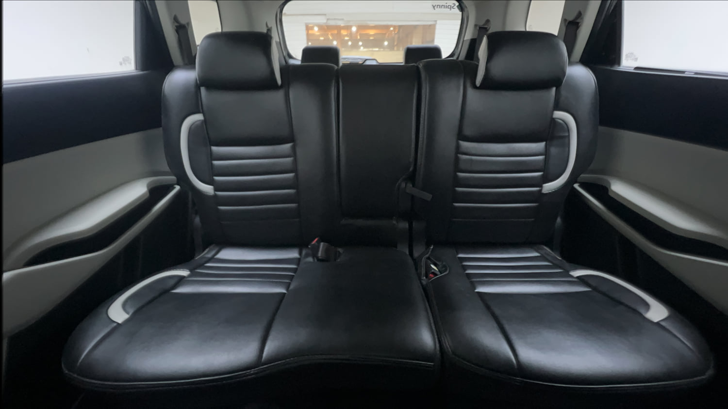 Used 2023 Kia Carens Prestige Plus 1.5 Diesel MT 7 STR Diesel Manual interior REAR SEAT CONDITION VIEW
