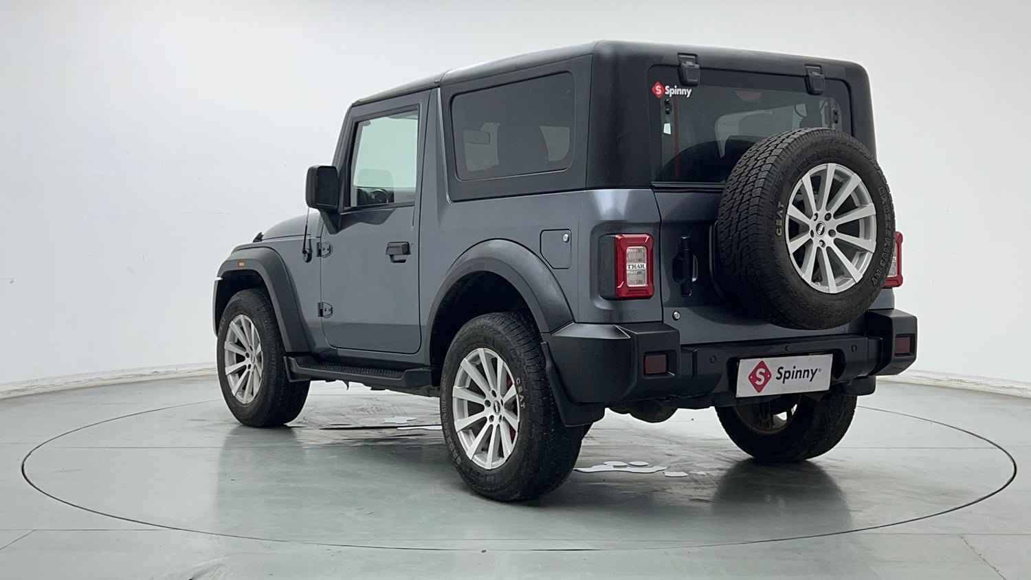 Used 2024 Mahindra Thar LX Hard Top Diesel MT RWD Diesel Manual exterior LEFT REAR CORNER VIEW