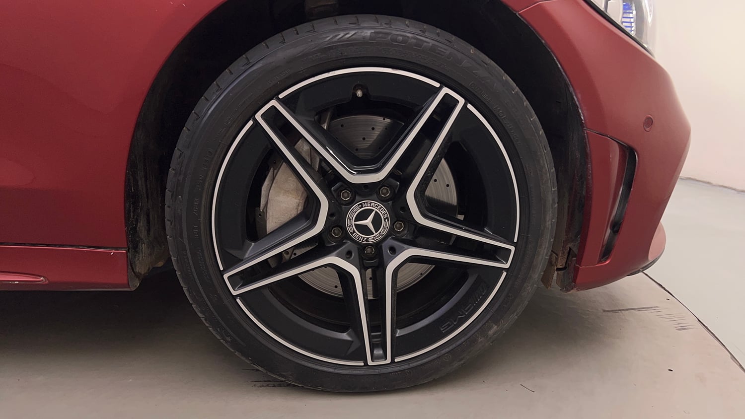 Used 2021 Mercedes-Benz C-Class C 300d AMG line Diesel Automatic tyres RIGHT FRONT TYRE RIM VIEW