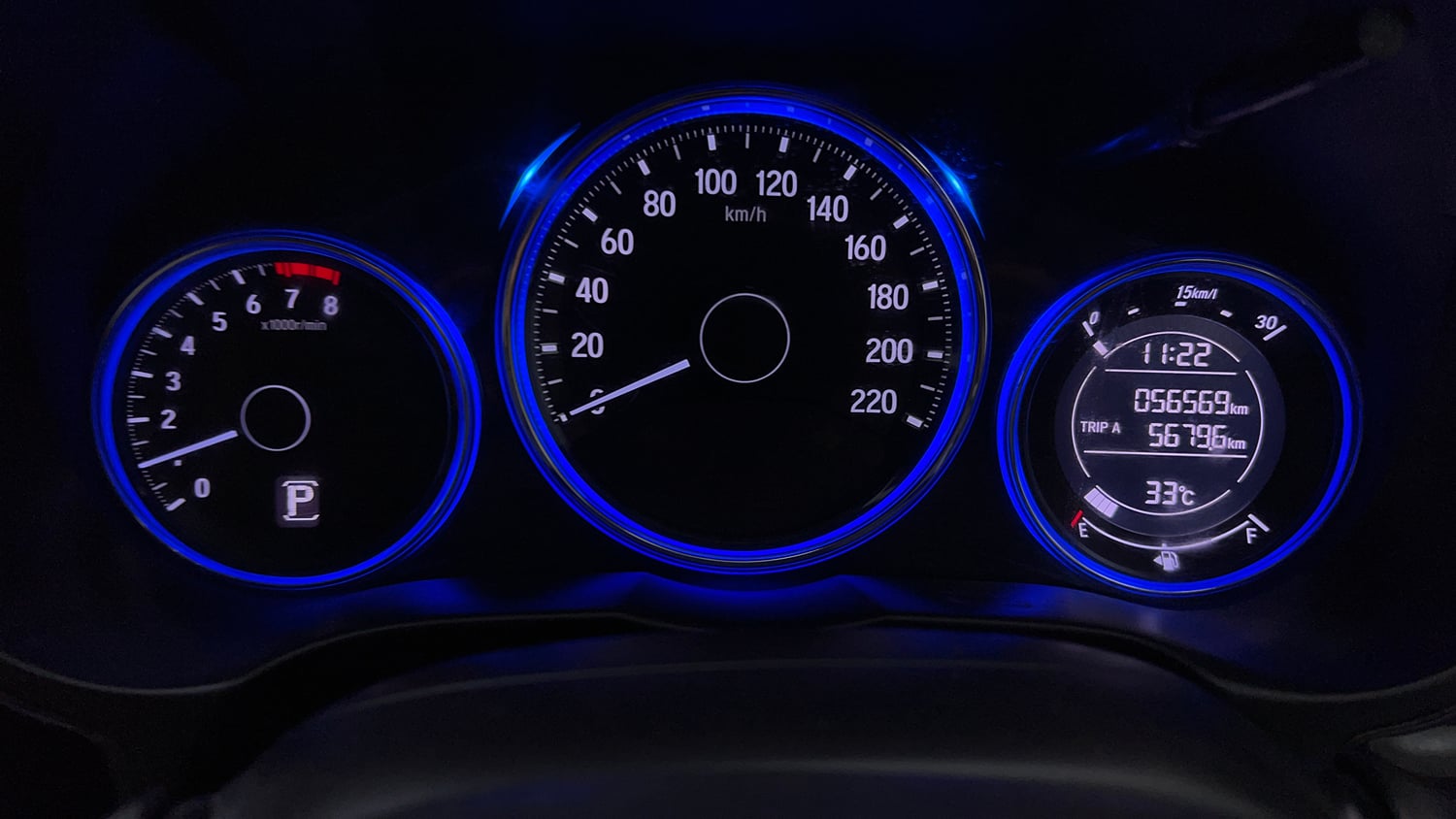 Used 2016 Honda City SV CVT Petrol Automatic interior CLUSTERMETER VIEW