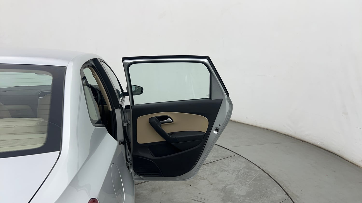 Used 2017 Volkswagen Ameo Highline Plus 1.5L AT (D)16 Alloy Diesel Automatic interior RIGHT REAR DOOR OPEN VIEW
