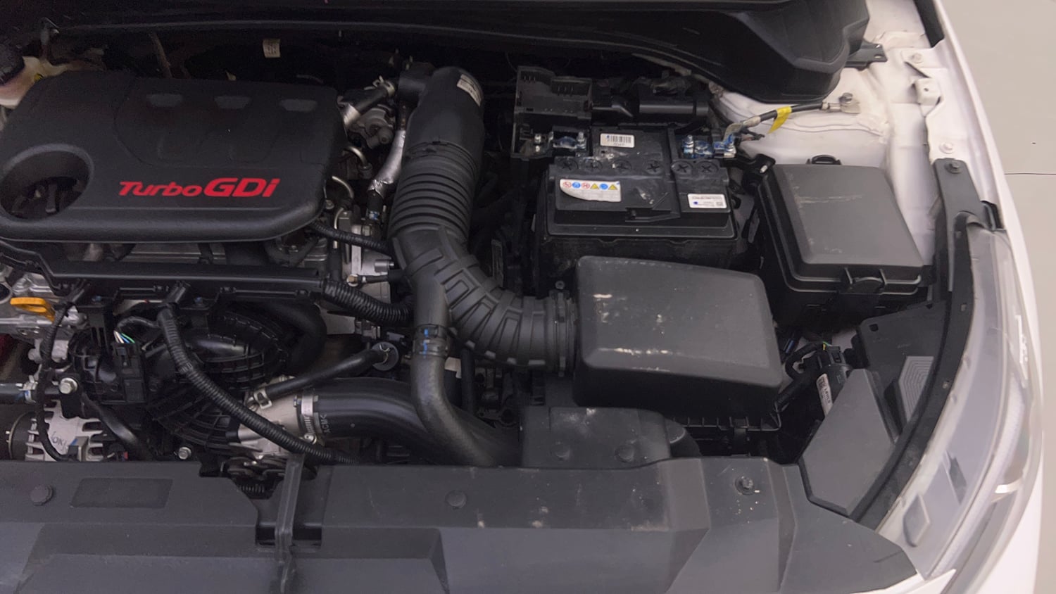 Used 2023 Hyundai i20 N Line N8 1.0 Turbo DCT Petrol Automatic engine ENGINE LEFT SIDE VIEW