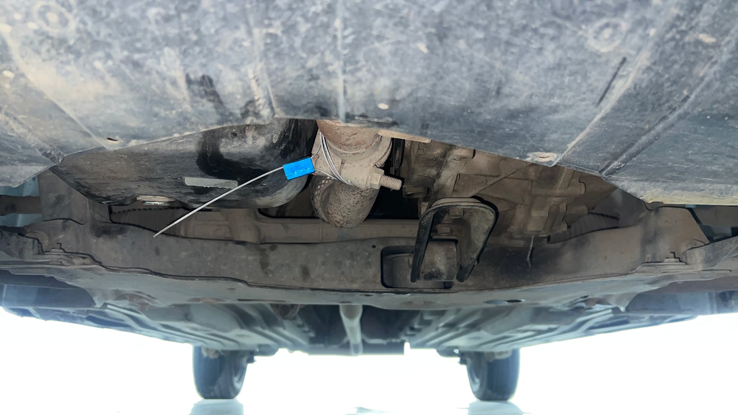 Used 2017 Maruti Suzuki Vitara Brezza VDi (O) Diesel Manual extra FRONT LEFT UNDERBODY VIEW