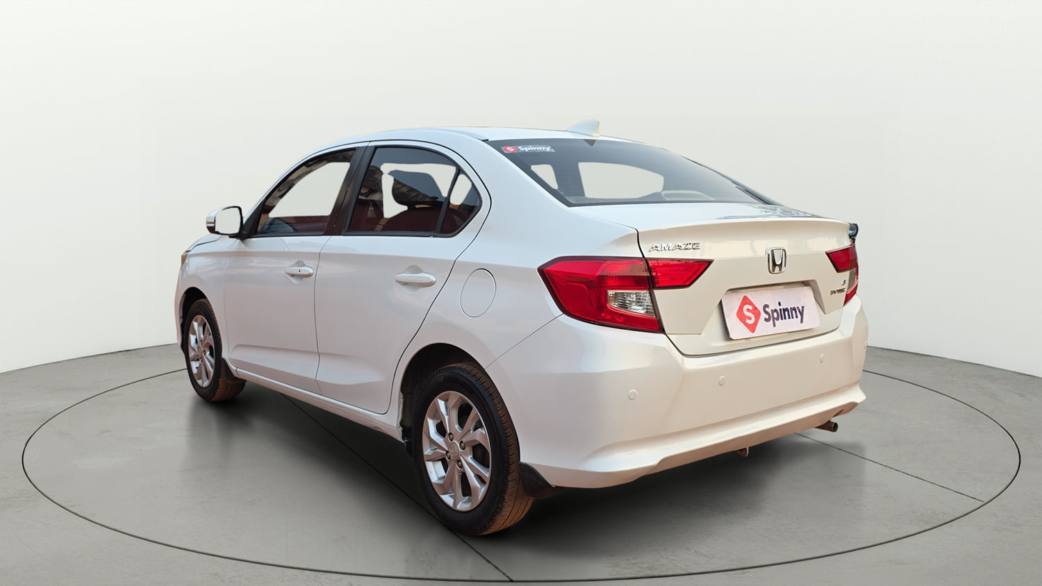 Used 2019 Honda Amaze 1.2 V CVT Petrol Petrol Automatic exterior LEFT REAR CORNER VIEW